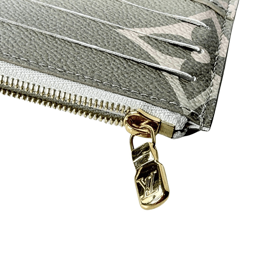 Louis Vuitton Sunset Kaki Monogram Canvas Slim Purse Wallet