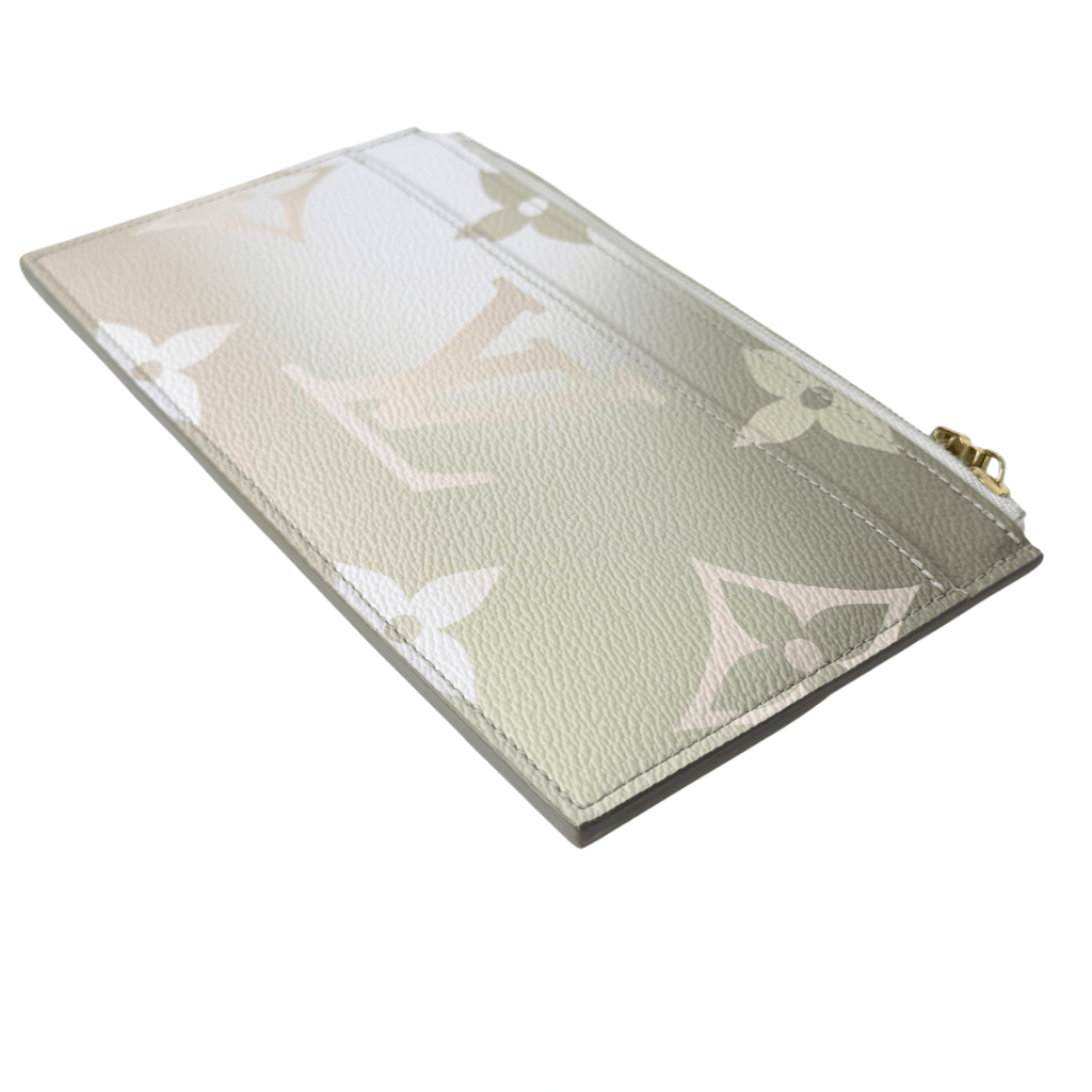 Louis Vuitton Sunset Kaki Monogram Canvas Slim Purse Wallet
