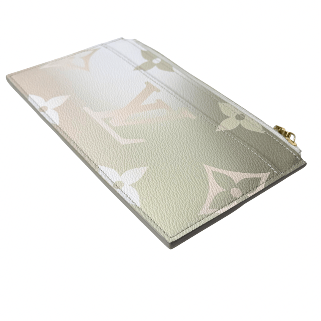Louis Vuitton Sunset Kaki Monogram Canvas Slim Purse Wallet