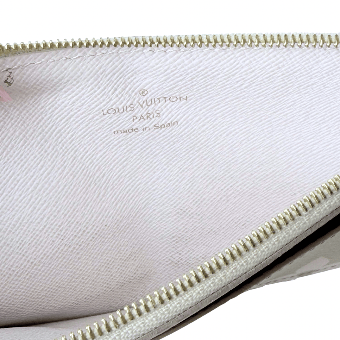 Louis Vuitton Sunset Kaki Monogram Canvas Slim Purse Wallet