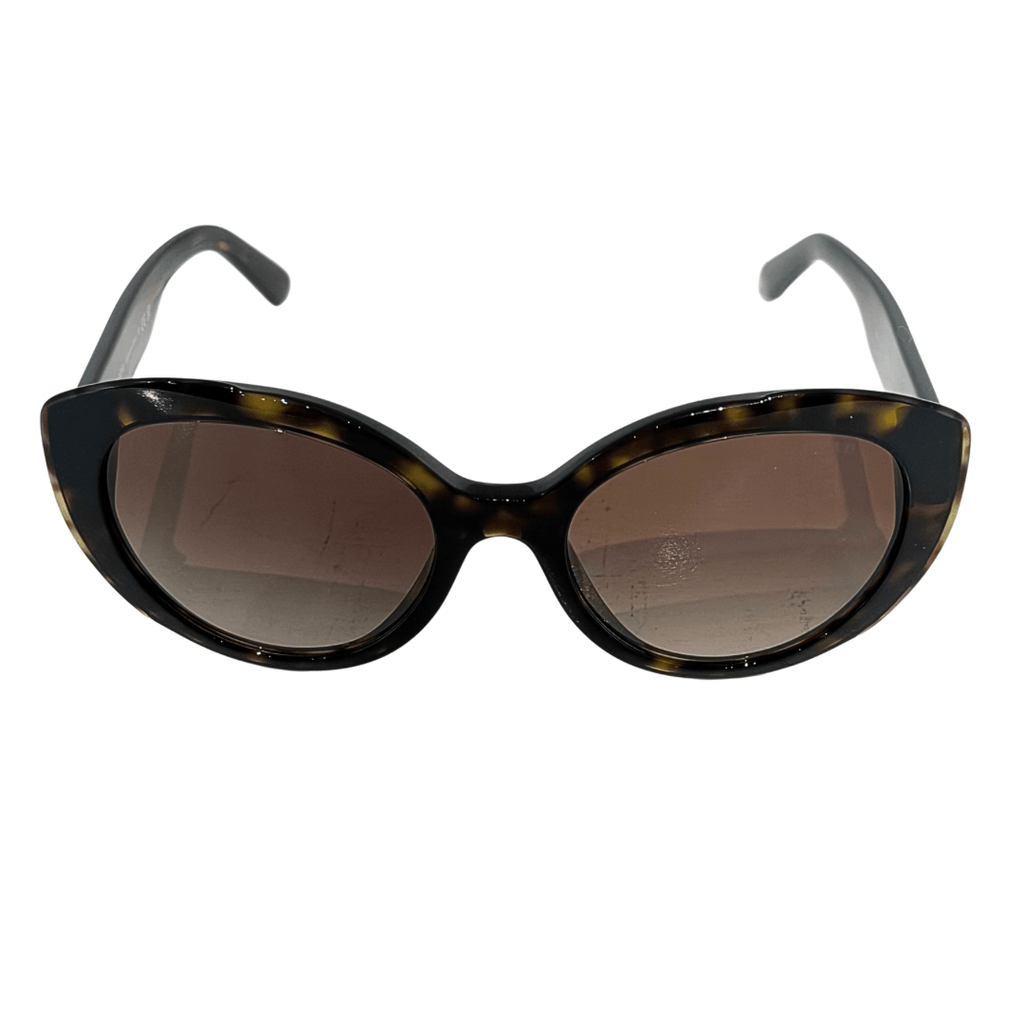 Prada Round Tortoise Shell Sunglasses