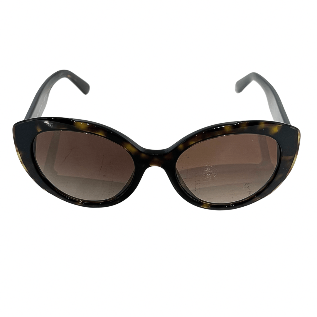 Prada Round Tortoise Shell Sunglasses