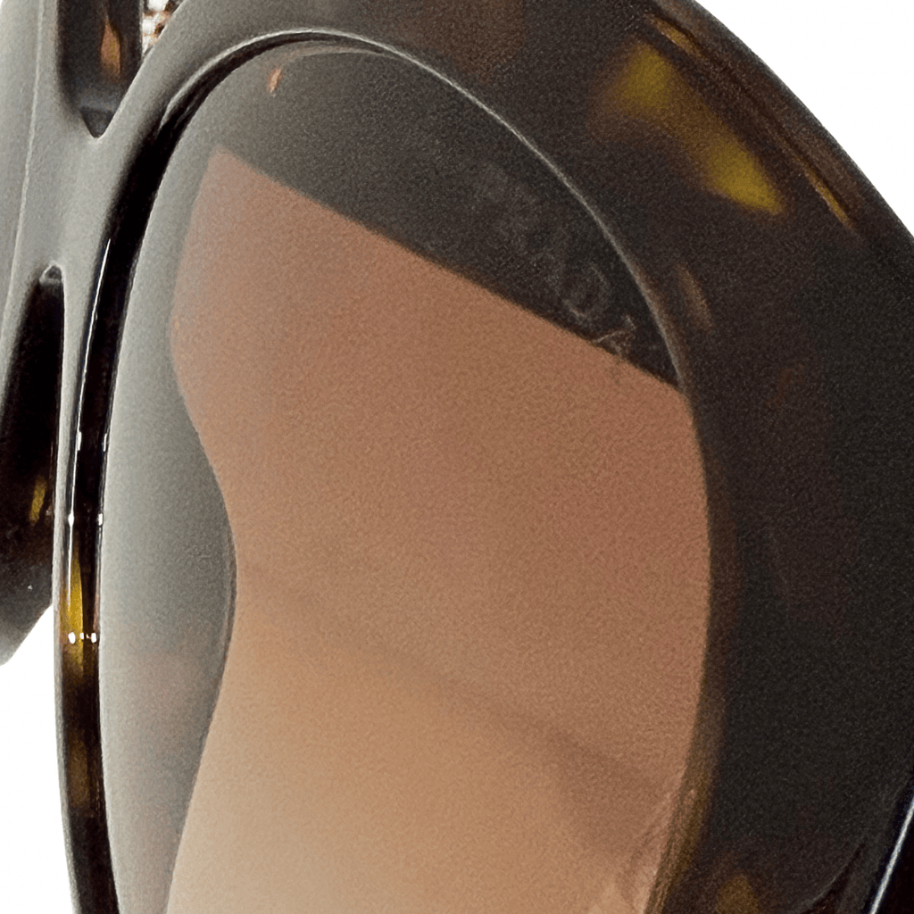 Prada Round Tortoise Shell Sunglasses