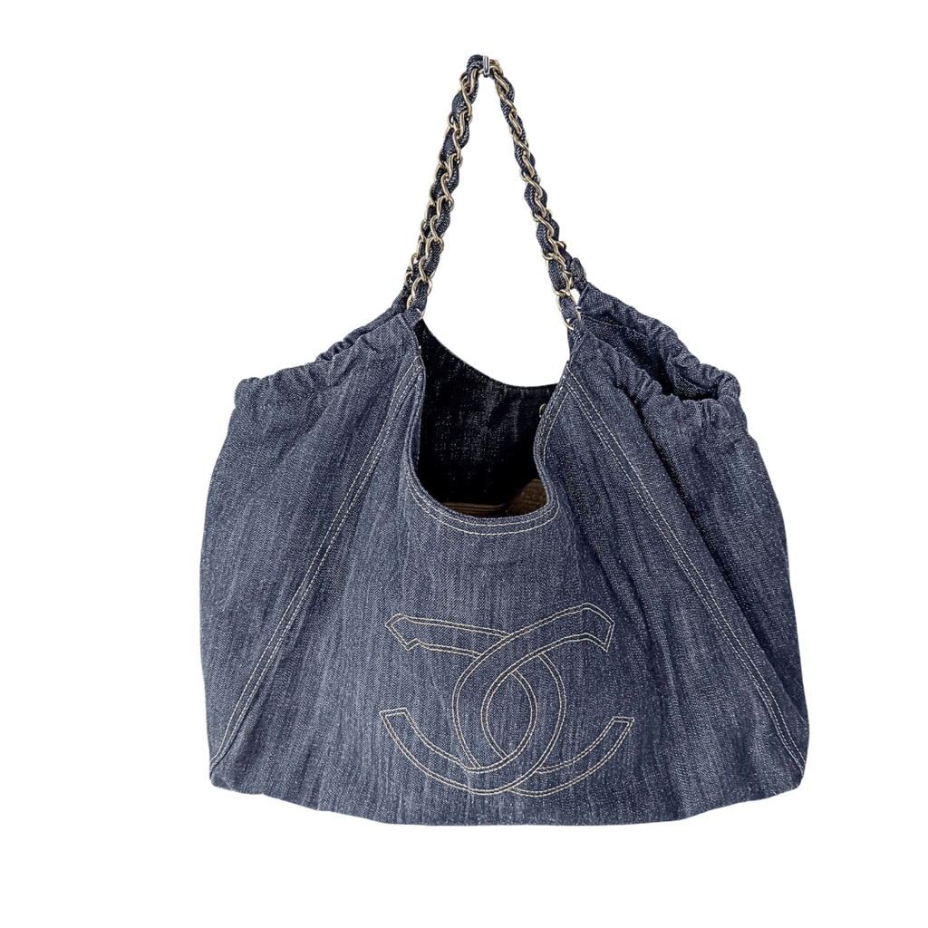 Chanel Coco Cabas Denim Tote