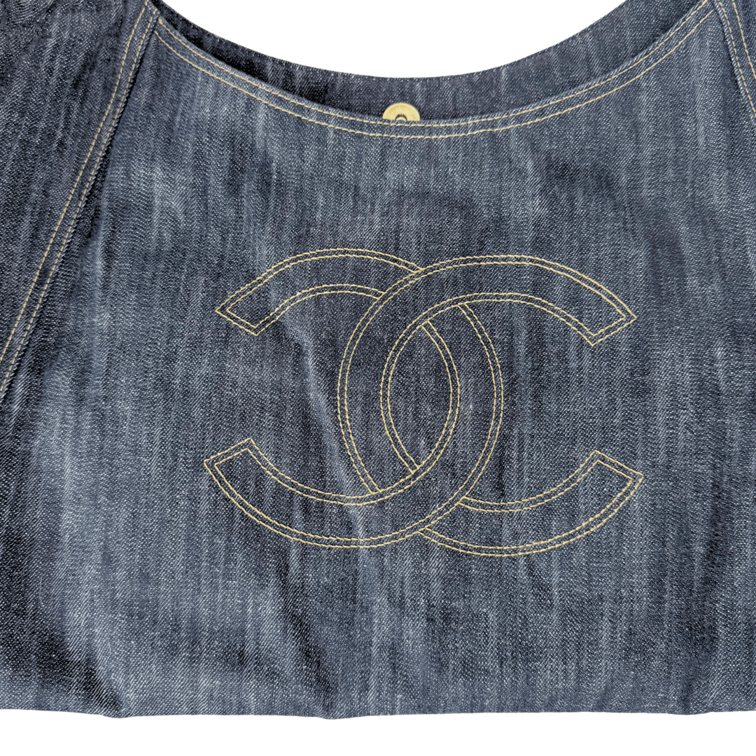 Chanel Coco Cabas Denim Tote