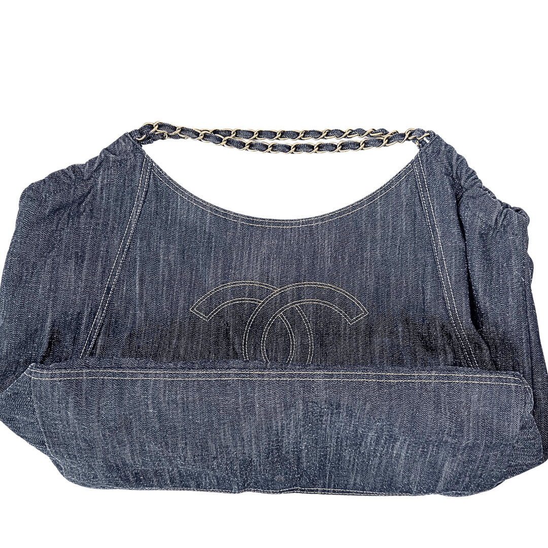 Chanel Coco Cabas Denim Tote