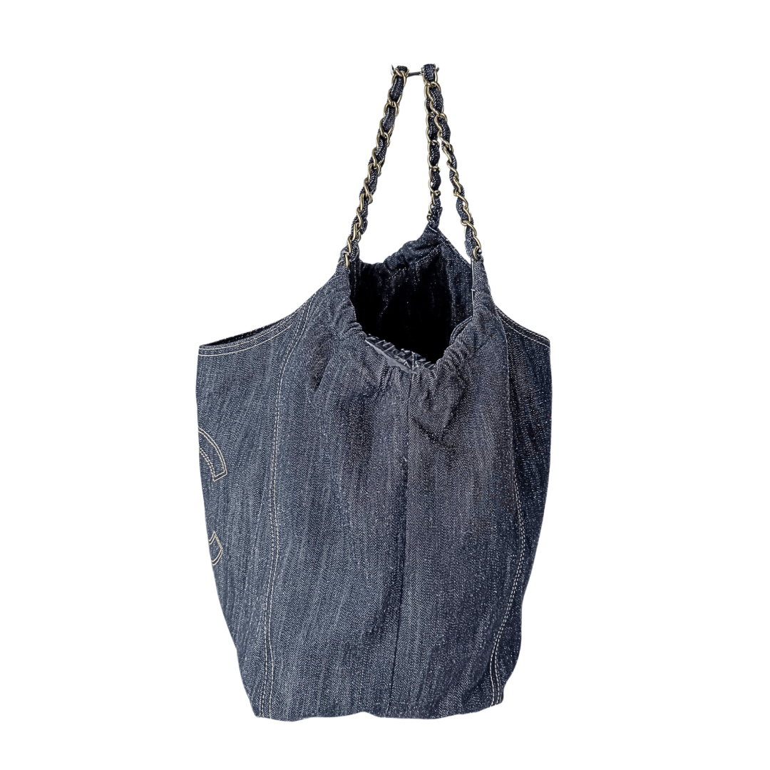 Chanel Coco Cabas Denim Tote