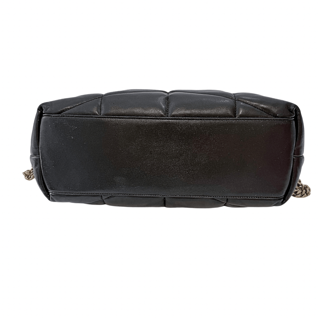 Saint Laurent Quilted Lou Puffer Medium Convertible Shoulder Bag
