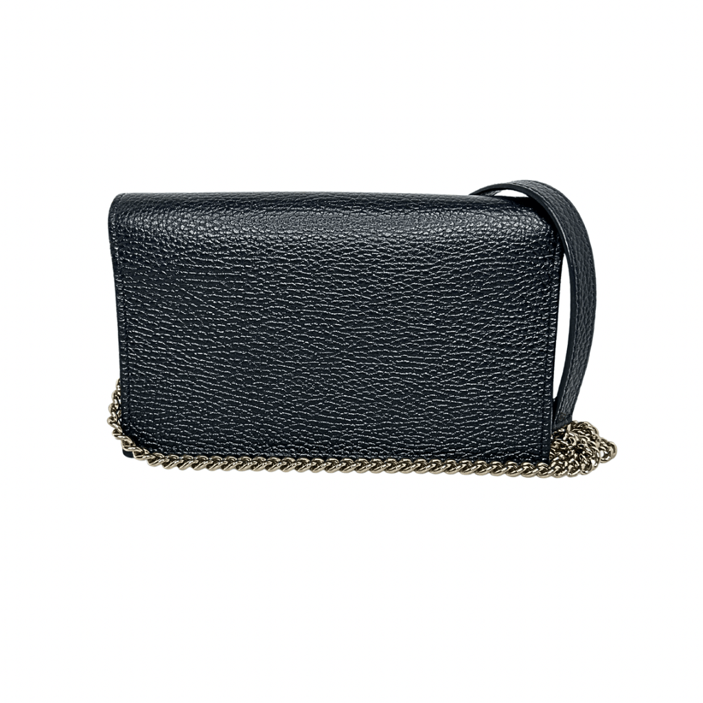 Gucci Interlocking G Leather Wallet On Chain