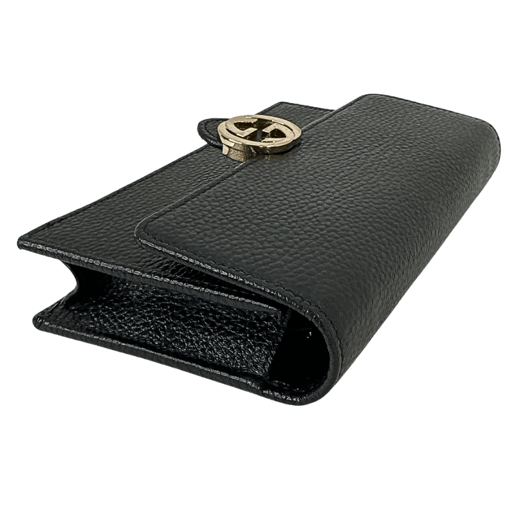 Gucci Interlocking G Leather Wallet On Chain