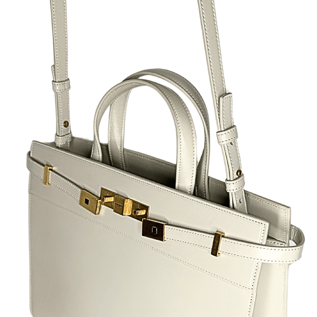 Saint Laurent Leather Manhattan Top Handle Bag