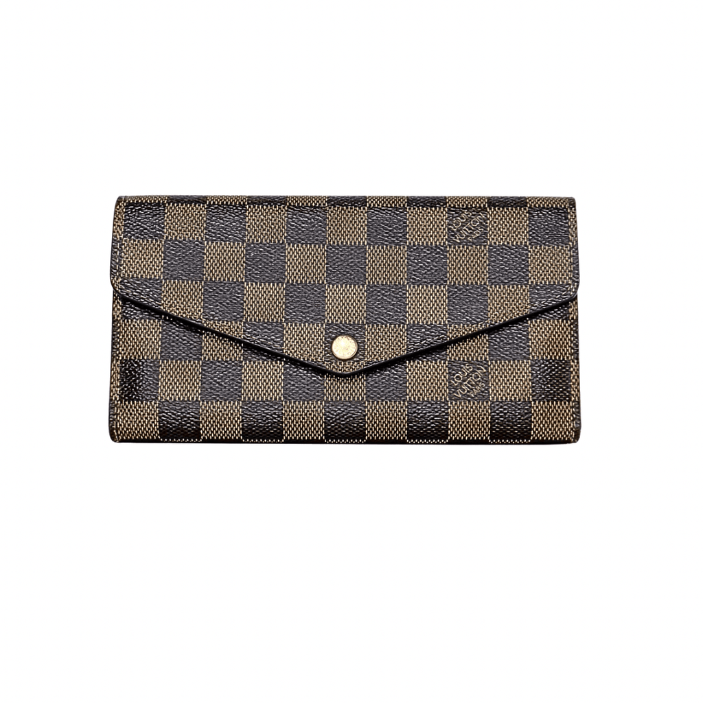 Louis Vuitton Damier Ebene Sarah Envelope Wallet
