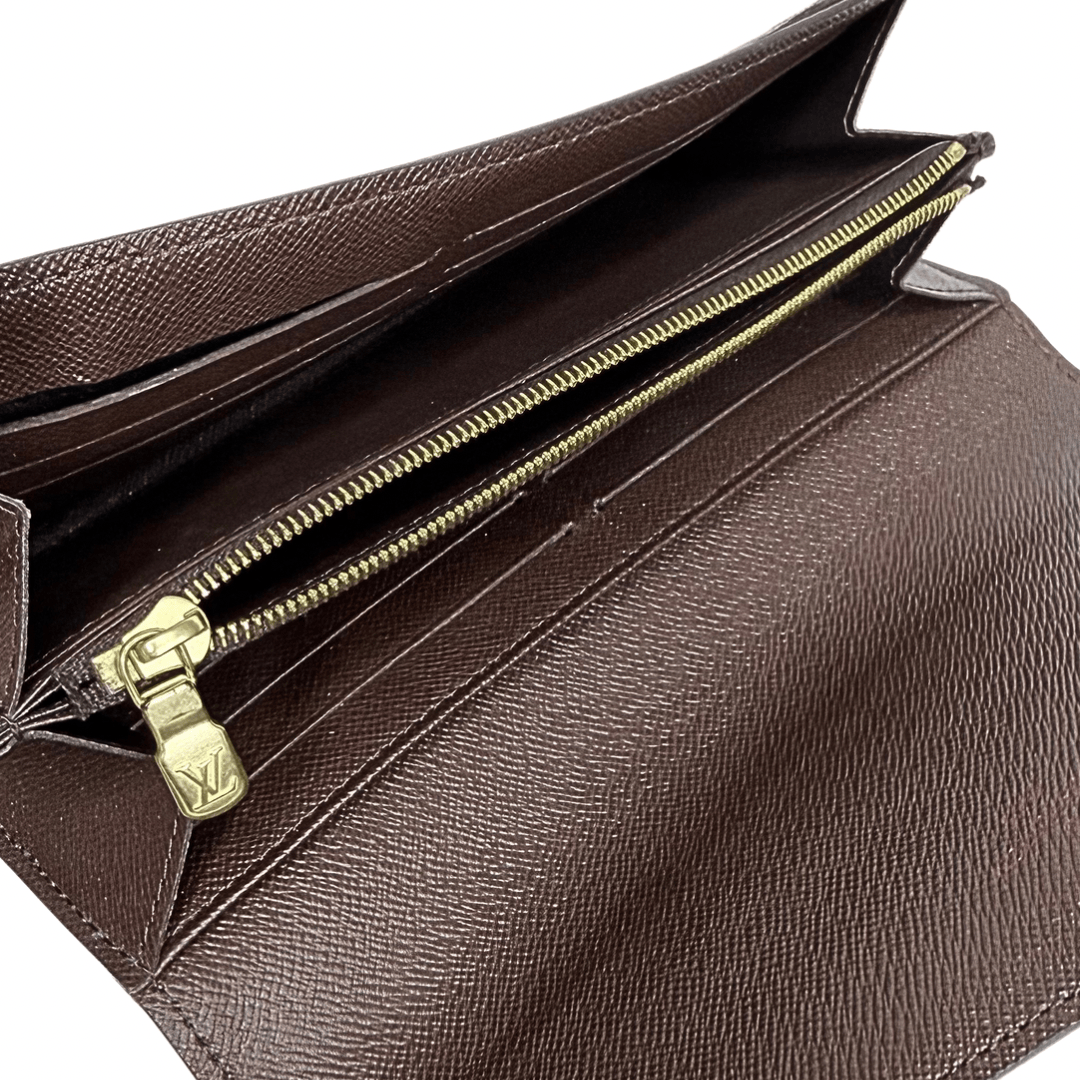 Louis Vuitton Damier Ebene Sarah Envelope Wallet