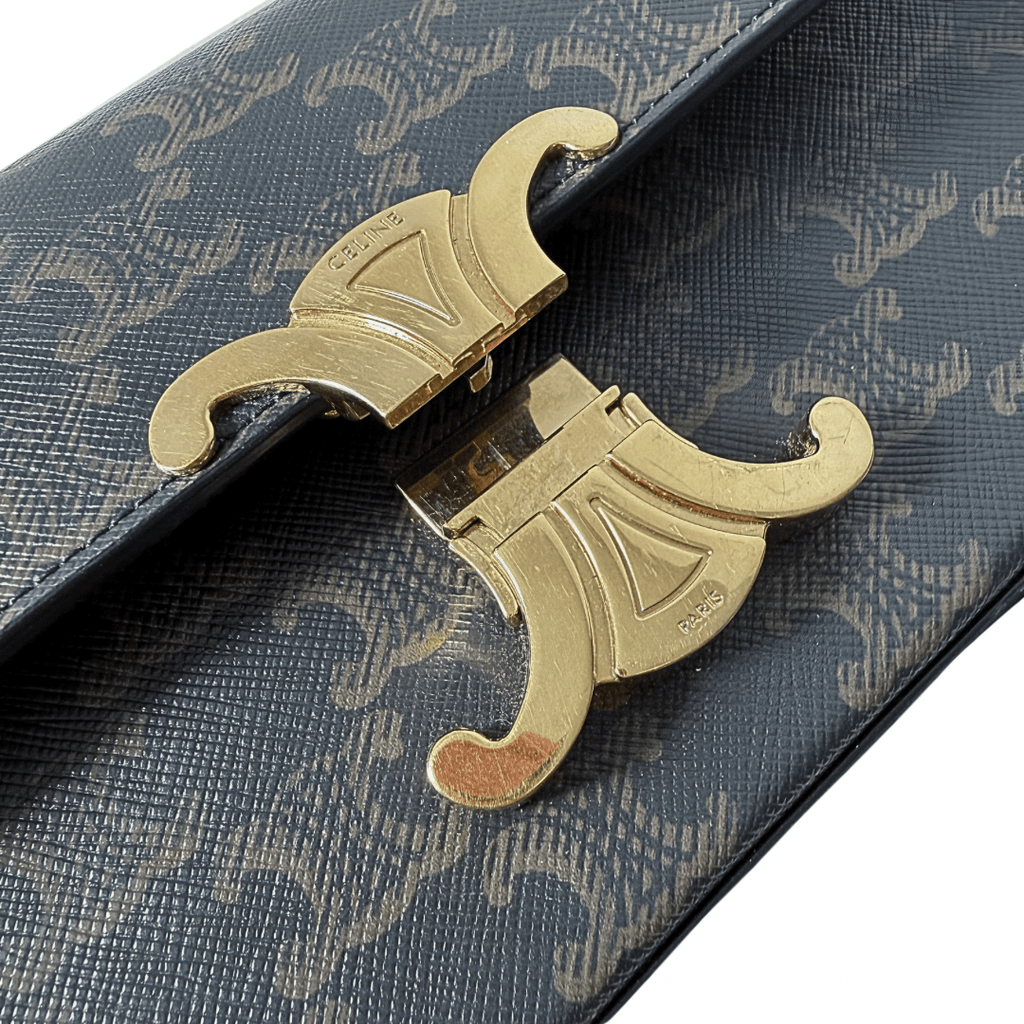 Celine Monogram Triomphe Small Shoulder Bag