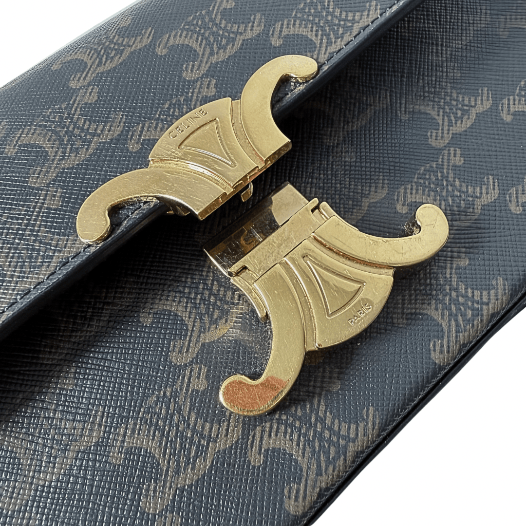 Celine Monogram Triomphe Small Shoulder Bag