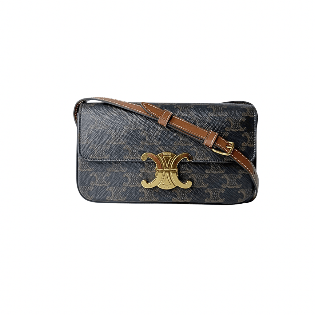Celine Monogram Triomphe Small Shoulder Bag