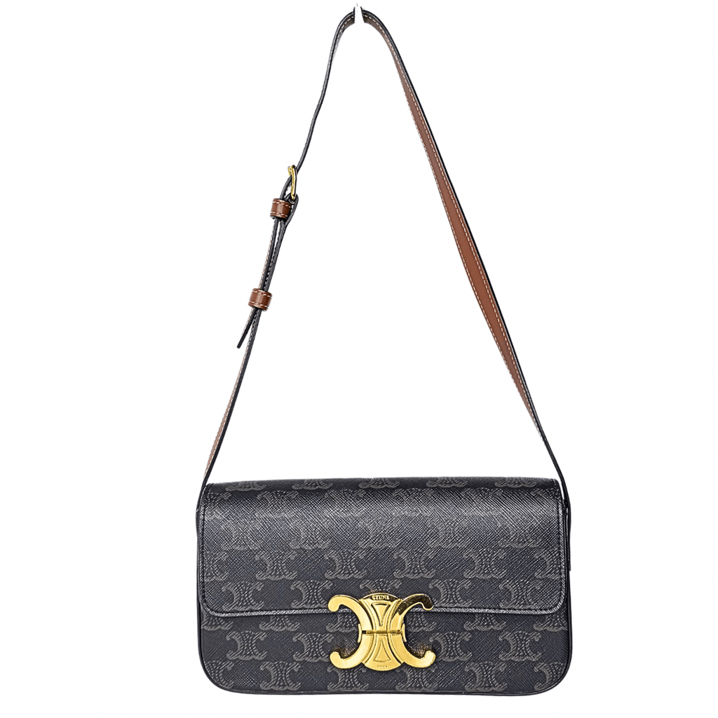 Celine Monogram Triomphe Small Shoulder Bag