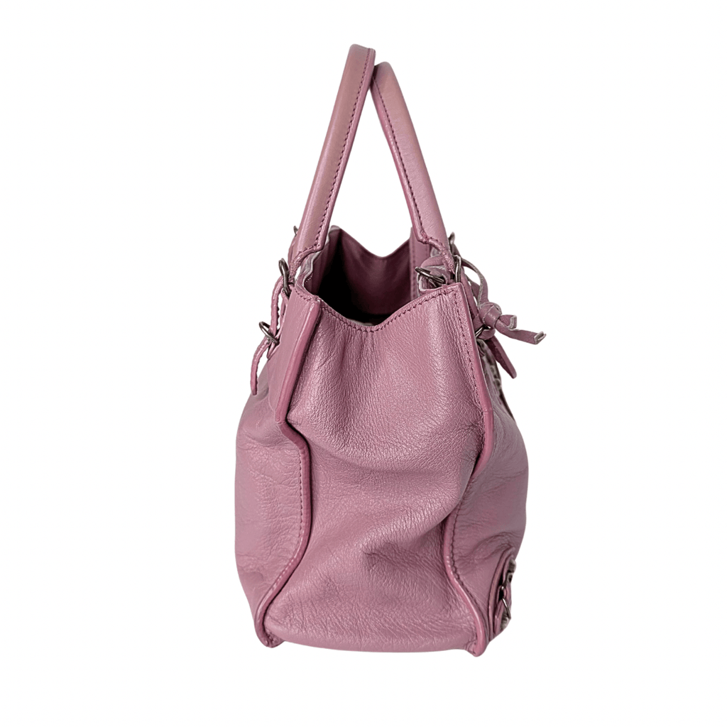 Balenciaga Papier Leather Mini Tote