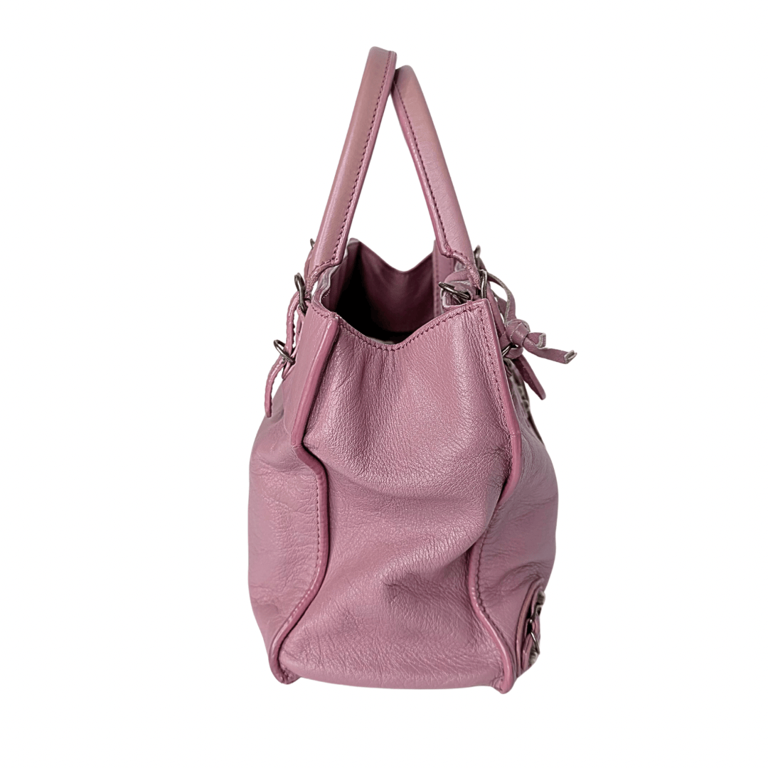 Balenciaga Papier Leather Mini Tote