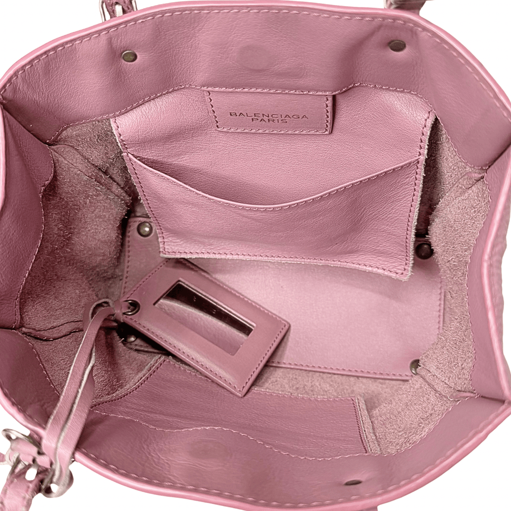 Balenciaga Papier Leather Mini Tote