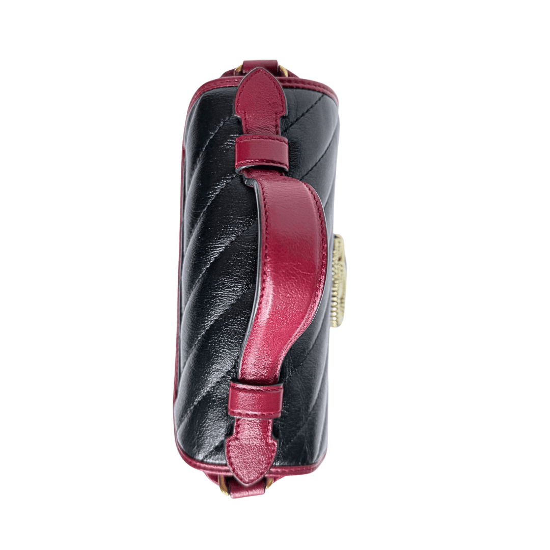 Gucci Double G Marmont Top Handle Flap Bag