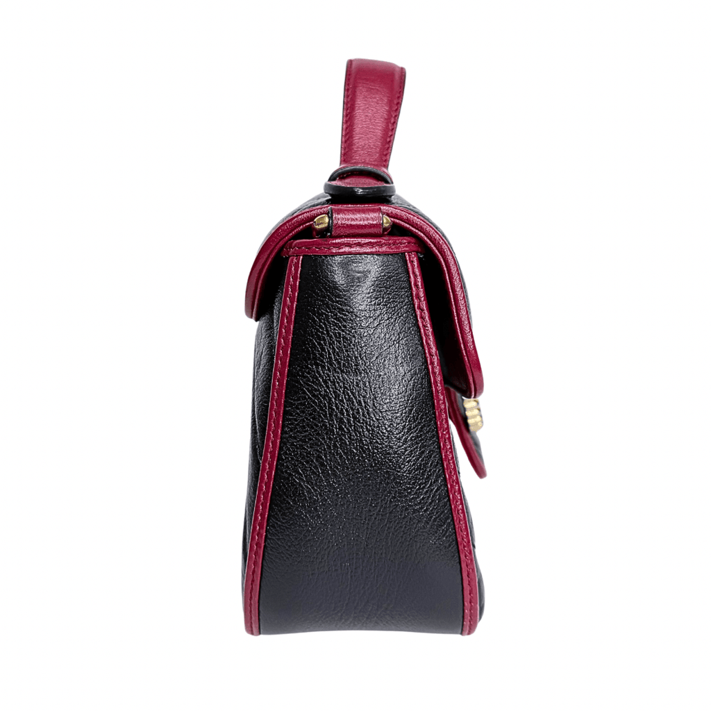 Gucci Double G Marmont Top Handle Flap Bag