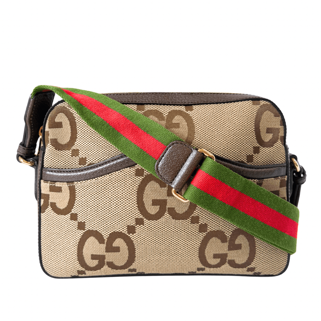 Gucci Jumbo GG Web Messenger Bag