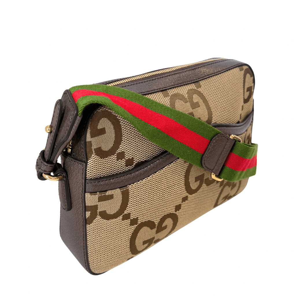 Gucci Jumbo GG Web Messenger Bag