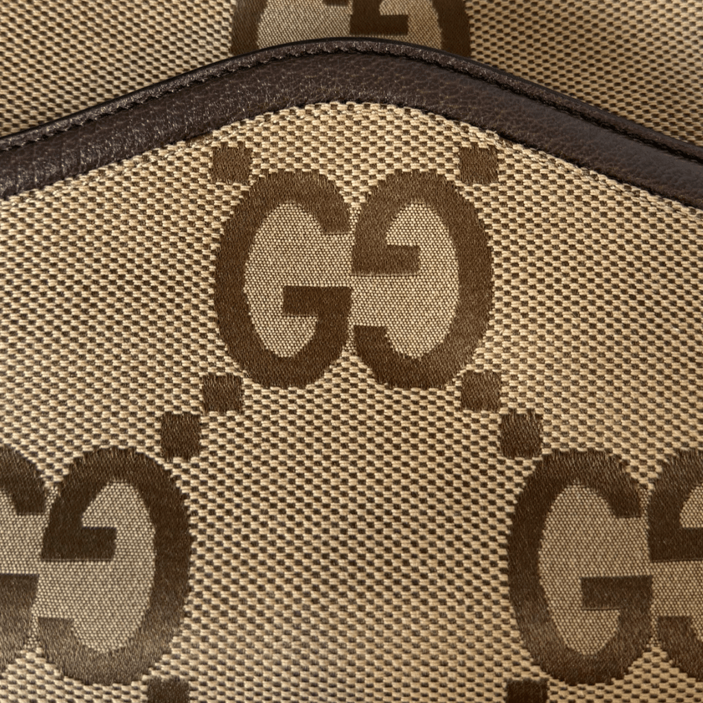 Gucci Jumbo GG Web Messenger Bag