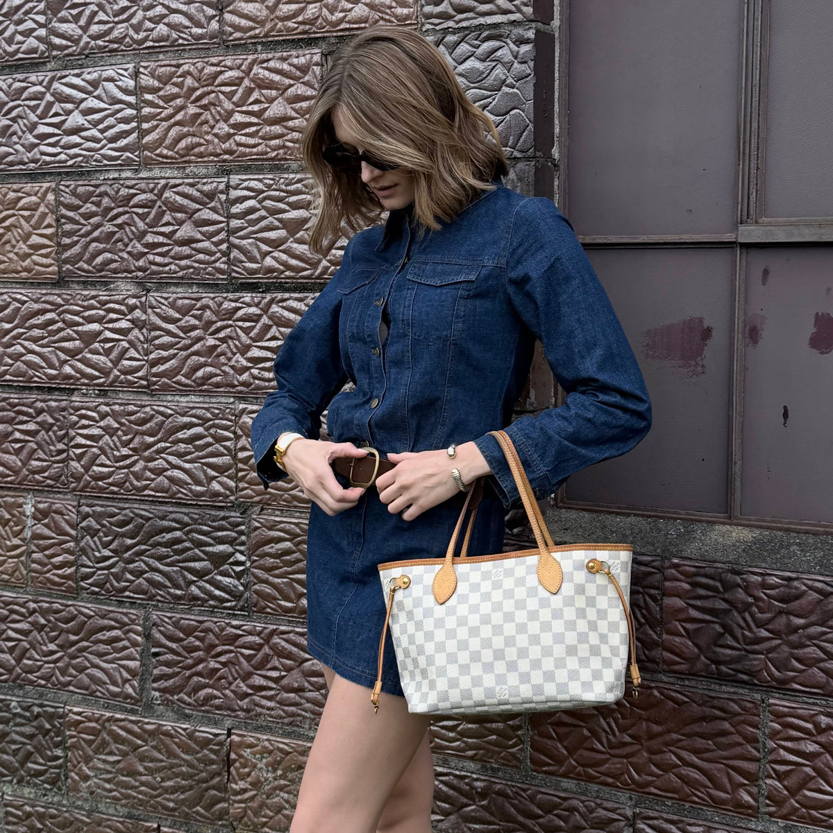 Louis Vuitton Damier Azur Neverfull PM