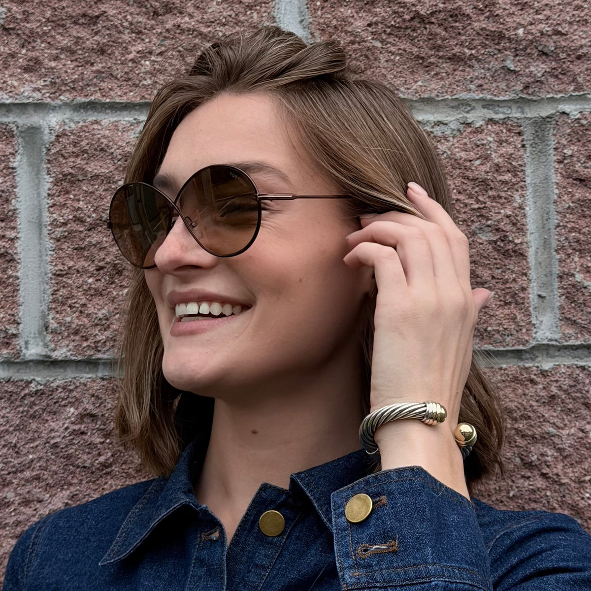 Tom Ford Rania Gradient Sunglasses