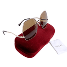 Gucci GG Gold Hexagonal Sunglasses 0972S
