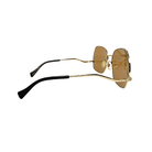 Gucci GG Gold Hexagonal Sunglasses 0972S