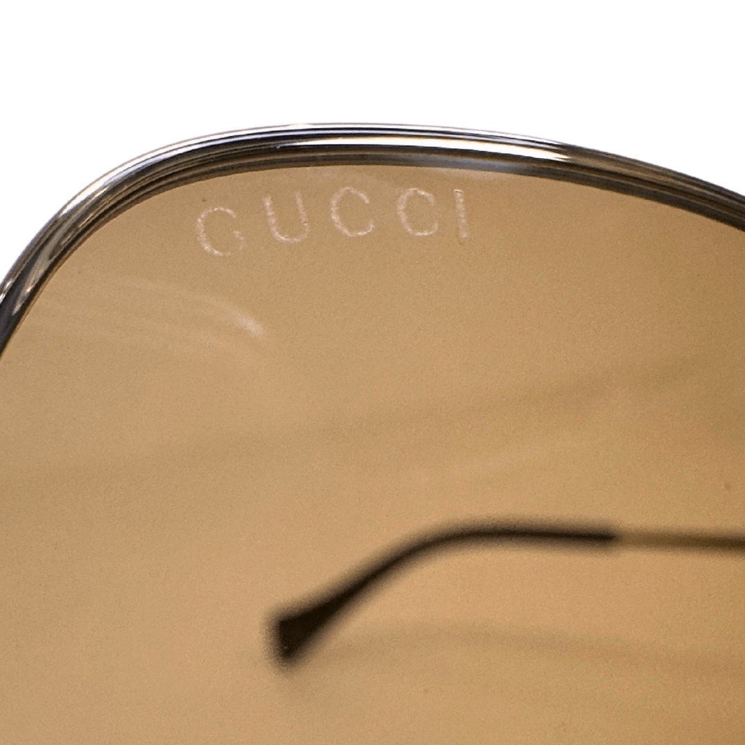 Gucci GG Gold Hexagonal Sunglasses 0972S