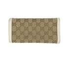 Gucci GG Canvas & Leather Continental Logo Wallet