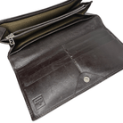 Fendi Zucca Canvas Continental Snap Wallet