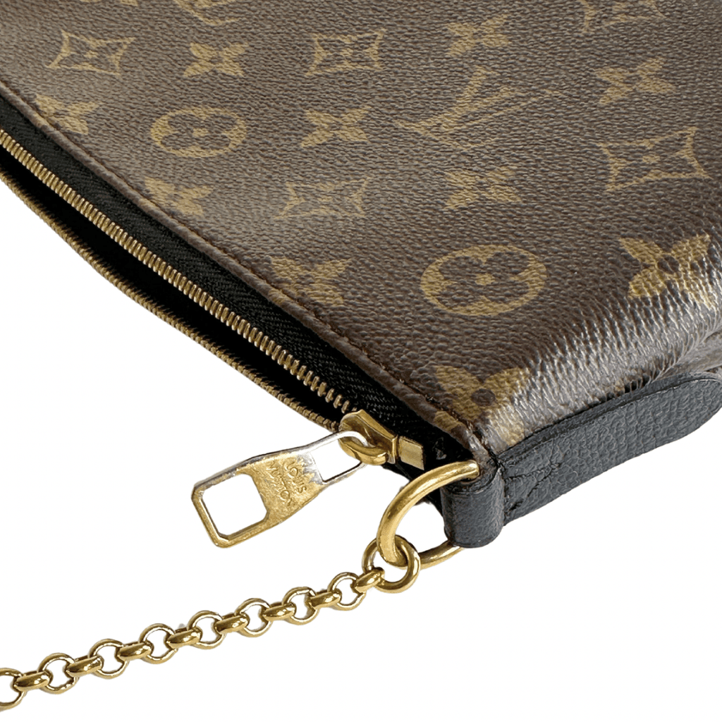 Louis Vuitton Monogram Pallas Clutch Crossbody