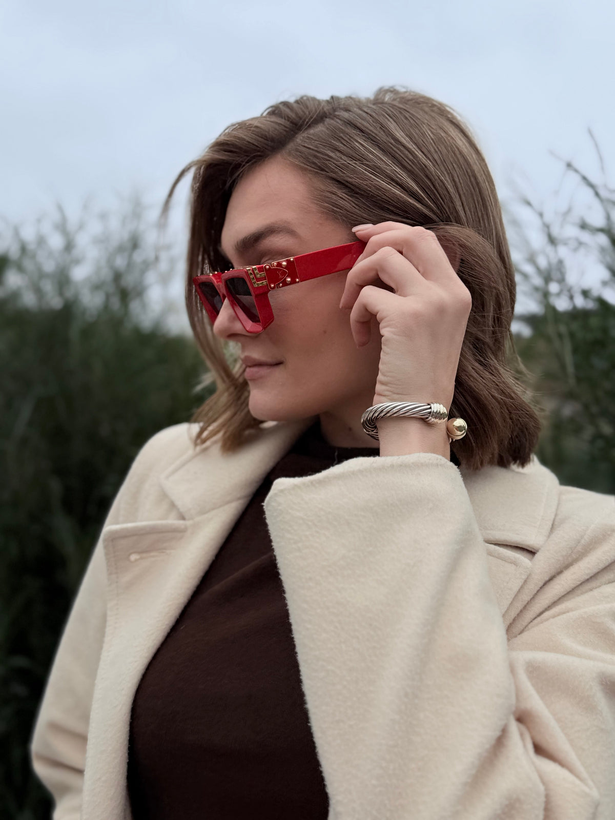 Louis Vuitton 1.1 Millionaires Sunglasses Red