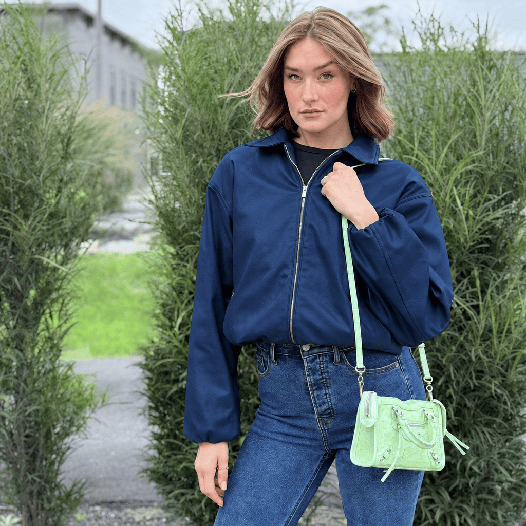 Balenciaga Neo Classic Croc Embossed Nano City Bag