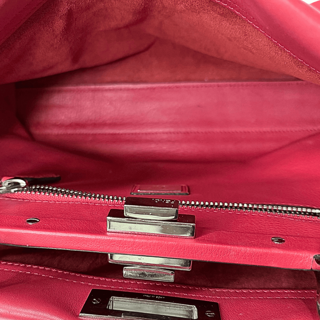 Fendi Medium Studded Peekaboo Handle Bag