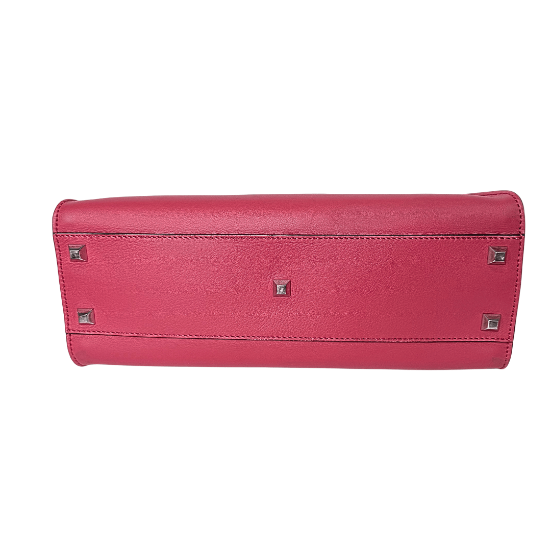 Fendi Medium Studded Peekaboo Handle Bag