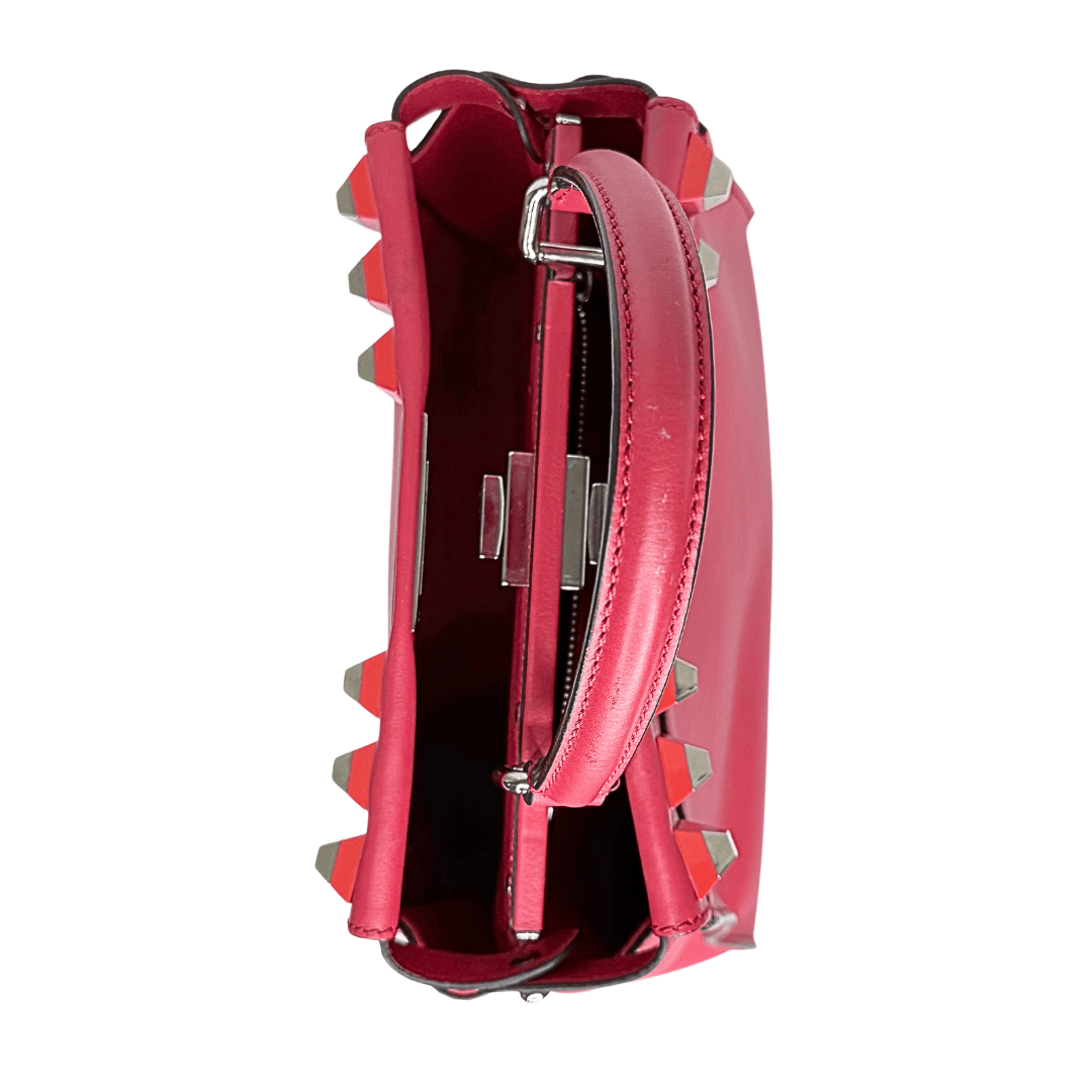 Fendi Medium Studded Peekaboo Handle Bag