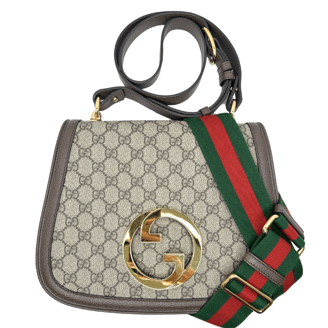 Gucci GG Supreme Interlocking G Blondie Bag