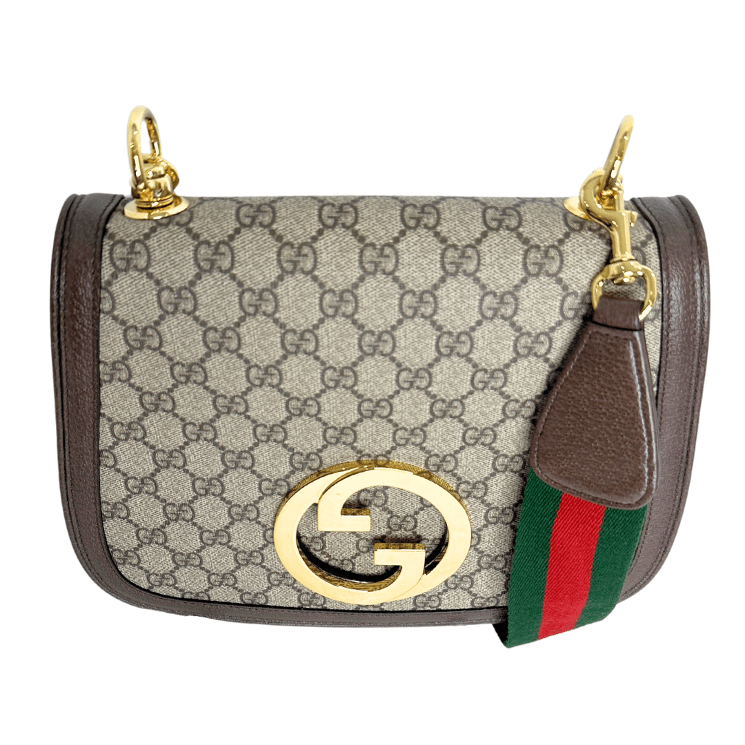 Gucci GG Supreme Interlocking G Blondie Bag
