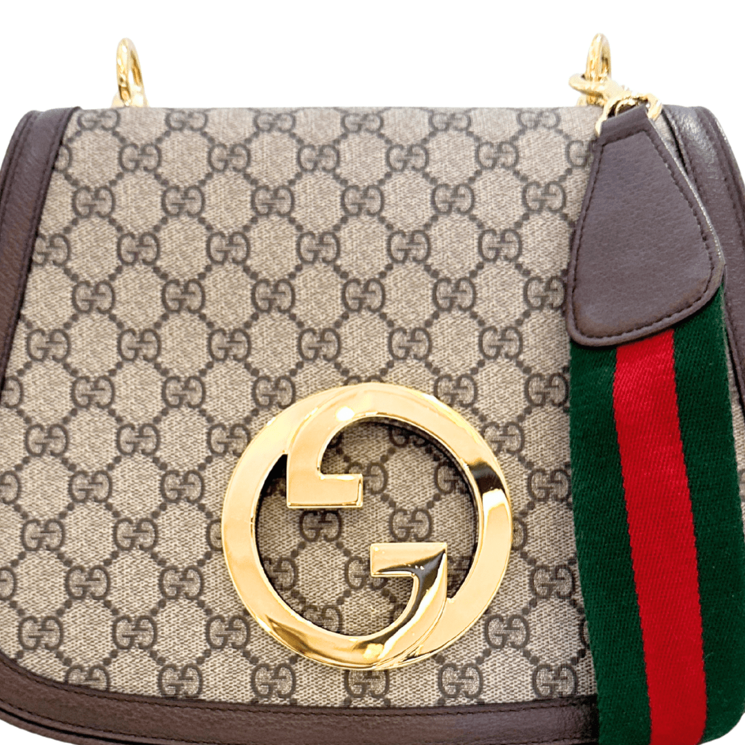 Gucci GG Supreme Interlocking G Blondie Bag