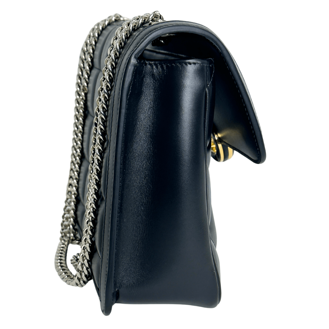 Gucci Interlocking G Small Quilted Leather Deco Bag