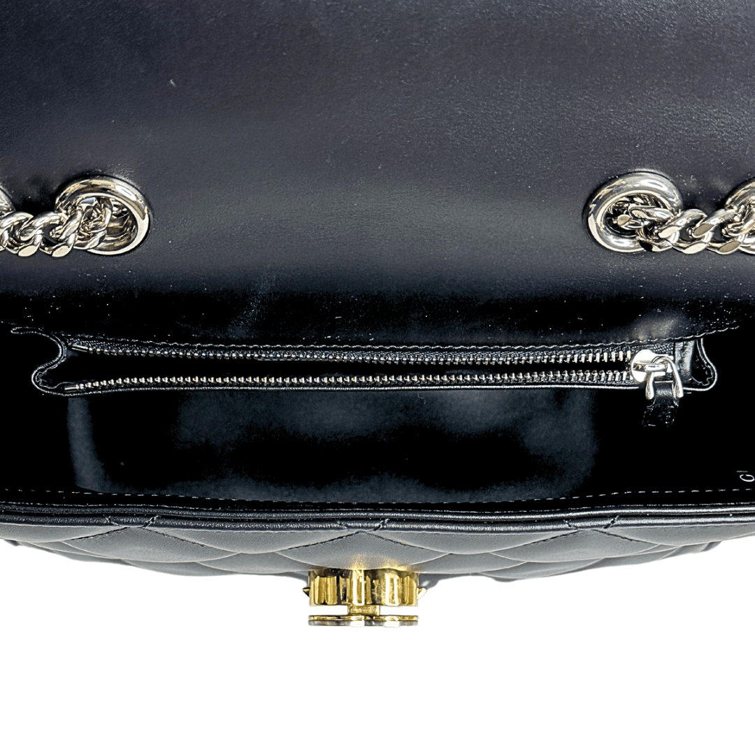 Gucci Interlocking G Small Quilted Leather Deco Bag