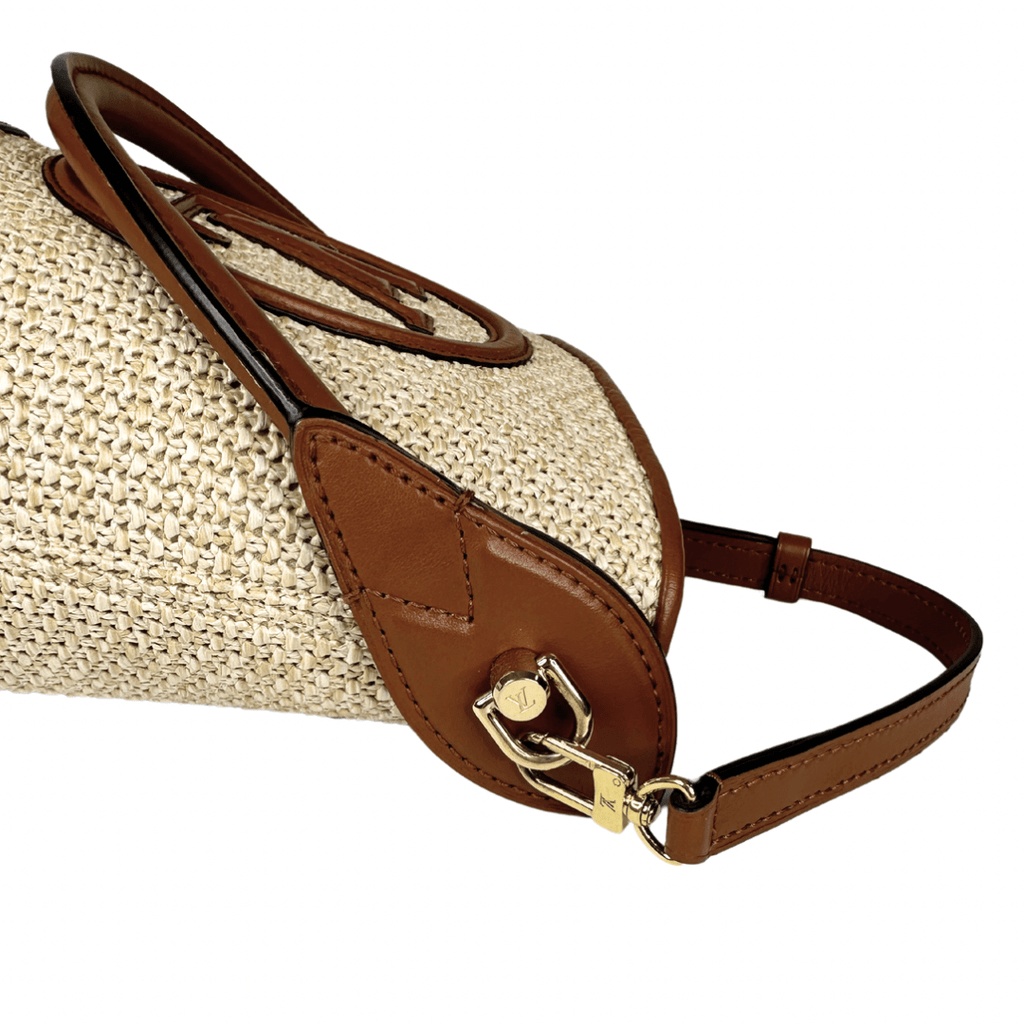 Louis Vuitton Raffia Petit Bucket Tote