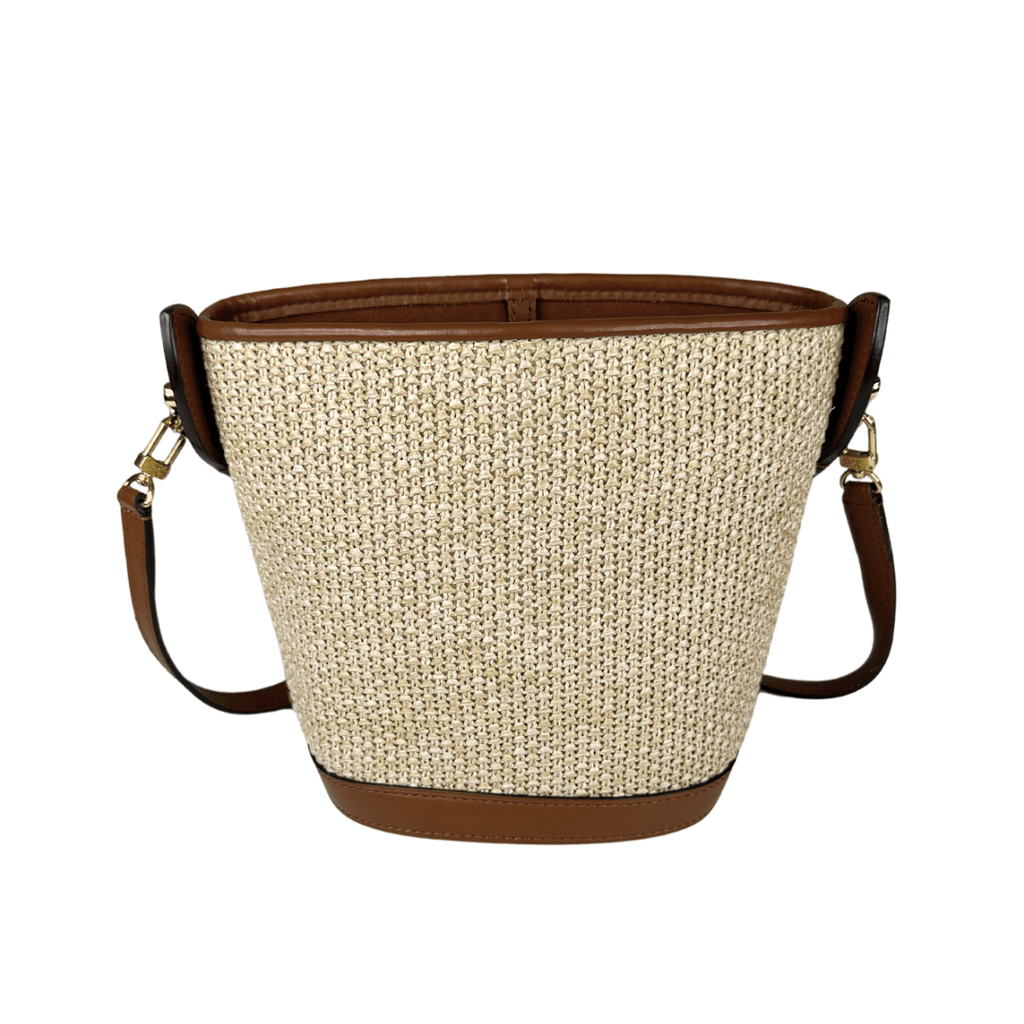 Louis Vuitton Raffia Petit Bucket Tote