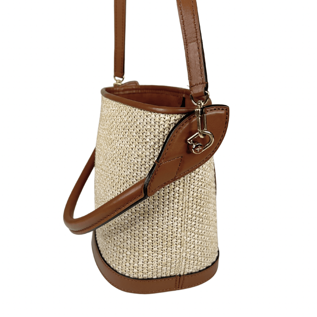 Louis Vuitton Raffia Petit Bucket Tote